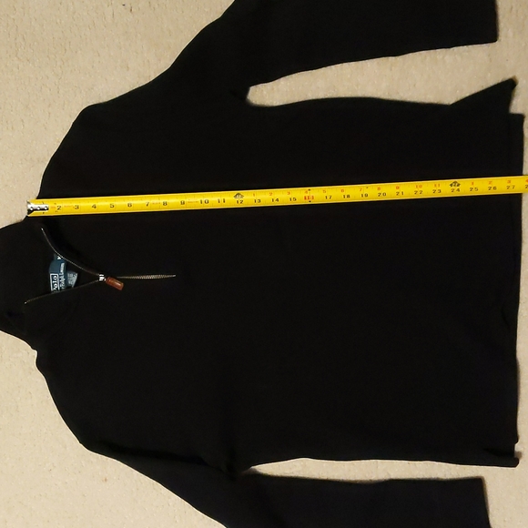 Polo Ralph Lauren Black Quarter Zip Medium - Picture 5 of 6